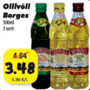 Allahindlus - Oliivõli Bjrges 500 ml 3 sorti