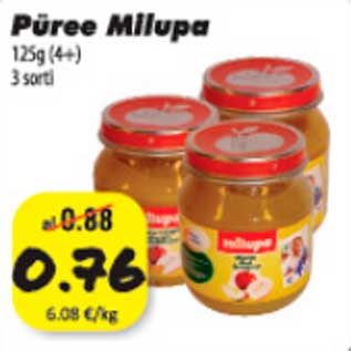 Allahindlus - Püree Milupa 125 g 3 sorti