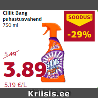 Allahindlus - Cillit Bang puhastusvahend 750 ml