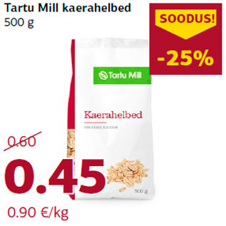 Allahindlus - Tartu Mill kaerahelbed 500 g