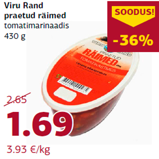 Allahindlus - Viru Rand praetud räimed