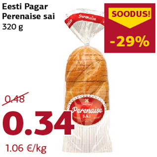 Allahindlus - Eesti Pagar Perenaise sai 320 g