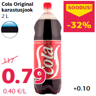 Allahindlus - Cola Original karastusjook 2 L