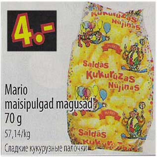 Allahindlus - Mario maisipulgad magusad