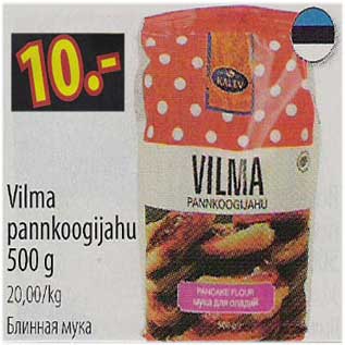 Allahindlus - Vilma pannkogijahu