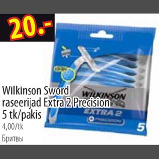 Allahindlus - Wilkinson Sword raseerijad Extra 2 Precision