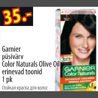 Allahindlus - Garnier püsivärv Color Naturals Olive Oil