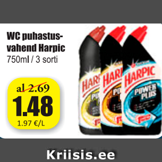 Allahindlus - WC puhastusvahend Haepic