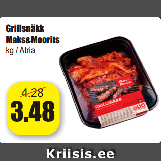 Allahindlus - Grillsnäkk Maks&Moorits