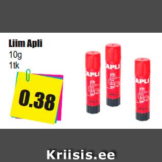 Allahindlus - Liim Apli 10g 1tk