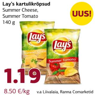 Allahindlus - Lay’s kartulikrõpsud