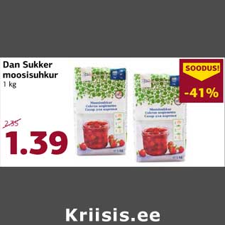 Allahindlus - Dan Sukker moosisuhkur 1 kg