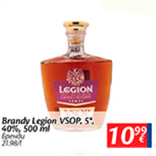 Allahindlus - Brandy Legion VSOP, 5*