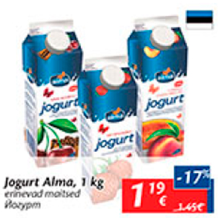 Allahindlus - Jogurt Alma, 1 kg