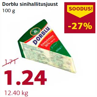 Allahindlus - Dorblu sinihallitusjuust 100 g