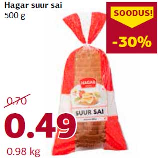 Allahindlus - Hagar suur sai 500 g