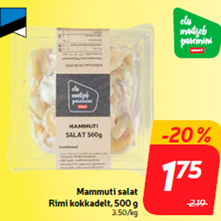 Allahindlus - Mammuti salat Rimi kokkadelt, 500 g