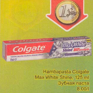 Allahindlus - Hambapasta Colgate Max White Shine, 125 ml