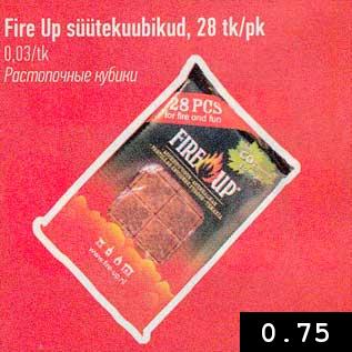 Allahindlus - Fire Up süütekuubikud, 28 tk/pk