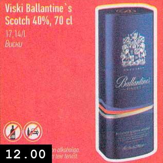 Allahindlus - Viski Ballantine´s Scotch