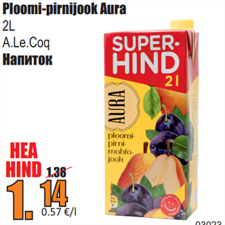 Allahindlus - Ploomi-pirnijook Aura 2L A.Le.Coq