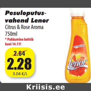 Allahindlus - Pesuloputus vahend Lenor