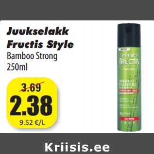 Allahindlus - Juukselakk Fructis Style