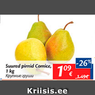 Allahindlus - Suured pirnid Comice, 1 kg