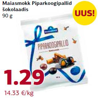 Allahindlus - Maiasmokk Piparkoogipallid šokolaadis 90 g