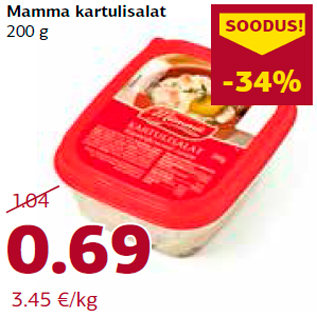 Allahindlus - Mamma kartulisalat 200 g