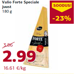 Allahindlus - Valio Forte Speciale juust 180 g