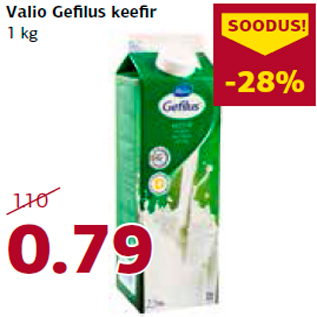 Allahindlus - Valio Gefilus keefir 1 kg