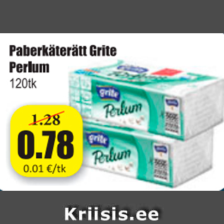 Allahindlus - Paberkäterätt Grite Perlum 120 tk