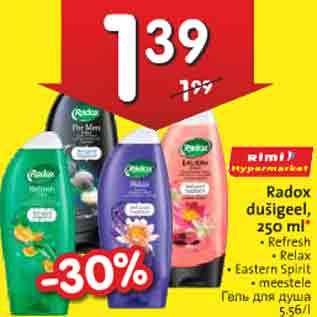 Allahindlus - Radox dušigeel, 250 ml