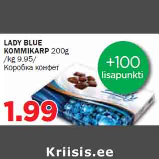 Allahindlus - LADY BLUE KOMMIKARP 200g /kg 9.95/