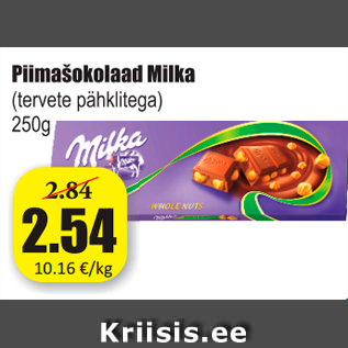 Allahindlus - Piimašokolaad Milka