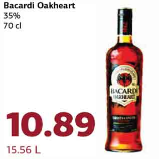 Allahindlus - Bacardi Oakheart 35% 70 cl