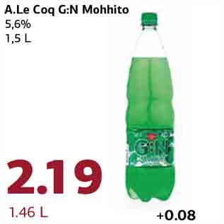 Allahindlus - A.Le Coq G:N Mohhito 5,6% 1,5 L