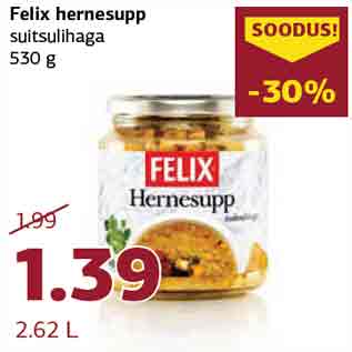 Allahindlus - Felix hernesupp suitsulihaga 530 g