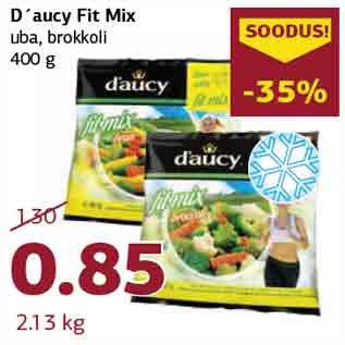 Allahindlus - D´aucy Fit Mix uba, brokkoli 400 g