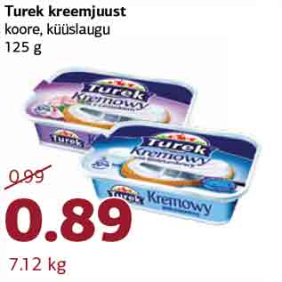 Allahindlus - Turek kreemjuust koore, küüslaugu 125 g