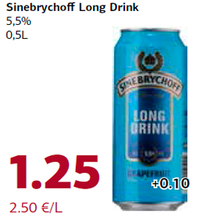 Allahindlus - Sinebrychoff Long Drink