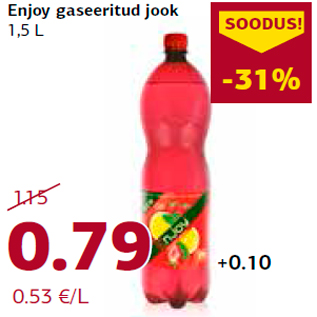 Allahindlus - Enjoy gaseeritud jook 1,5 L