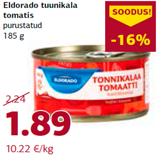 Allahindlus - Eldorado tuunikala tomatis