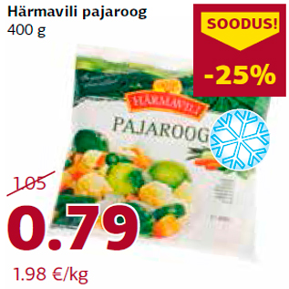 Allahindlus - Härmavili pajaroog 400 g