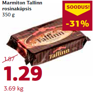 Allahindlus - Marmiton Tallinn rosinaküpsis 350 g