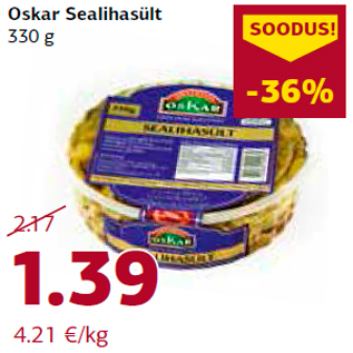 Allahindlus - Oskar Sealihasült 330 g