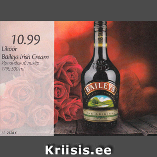 Allahindlus - Liköör Baileys Irish Cream