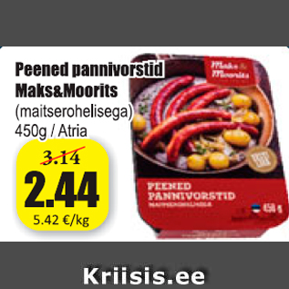 Allahindlus - Peened pannivorstid Maks&Moorits