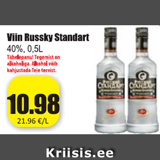 Allahindlus - Viin Russky Standart